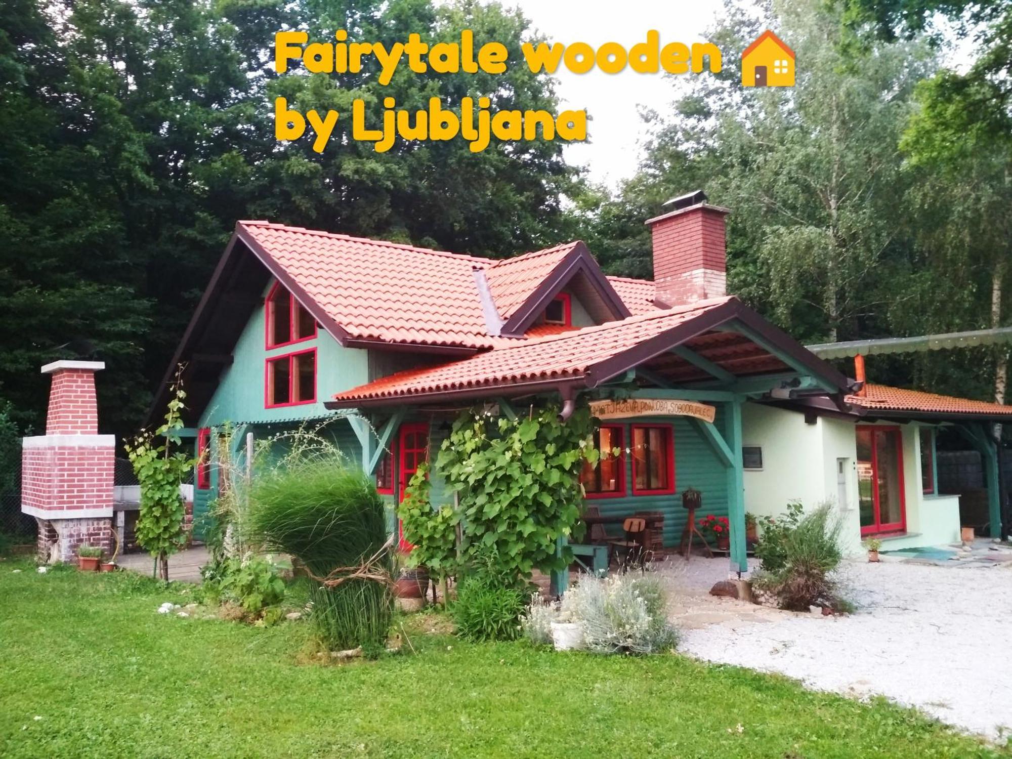 Fairytale Wooden House By Ljubljana Vila Grosuplje Exterior foto