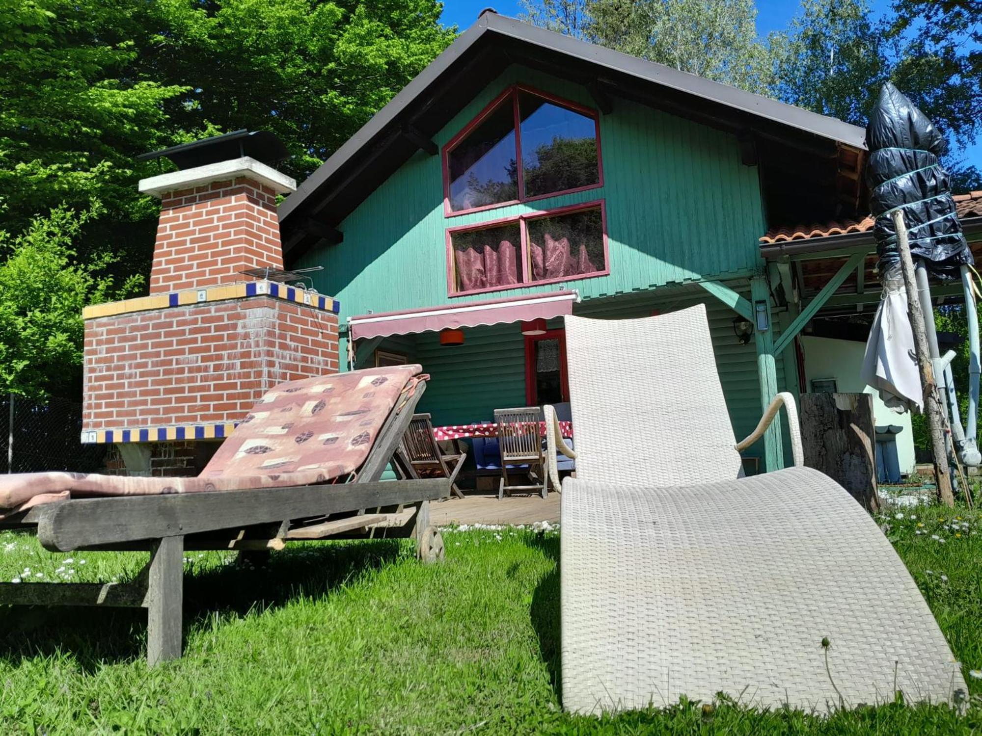 Fairytale Wooden House By Ljubljana Vila Grosuplje Exterior foto