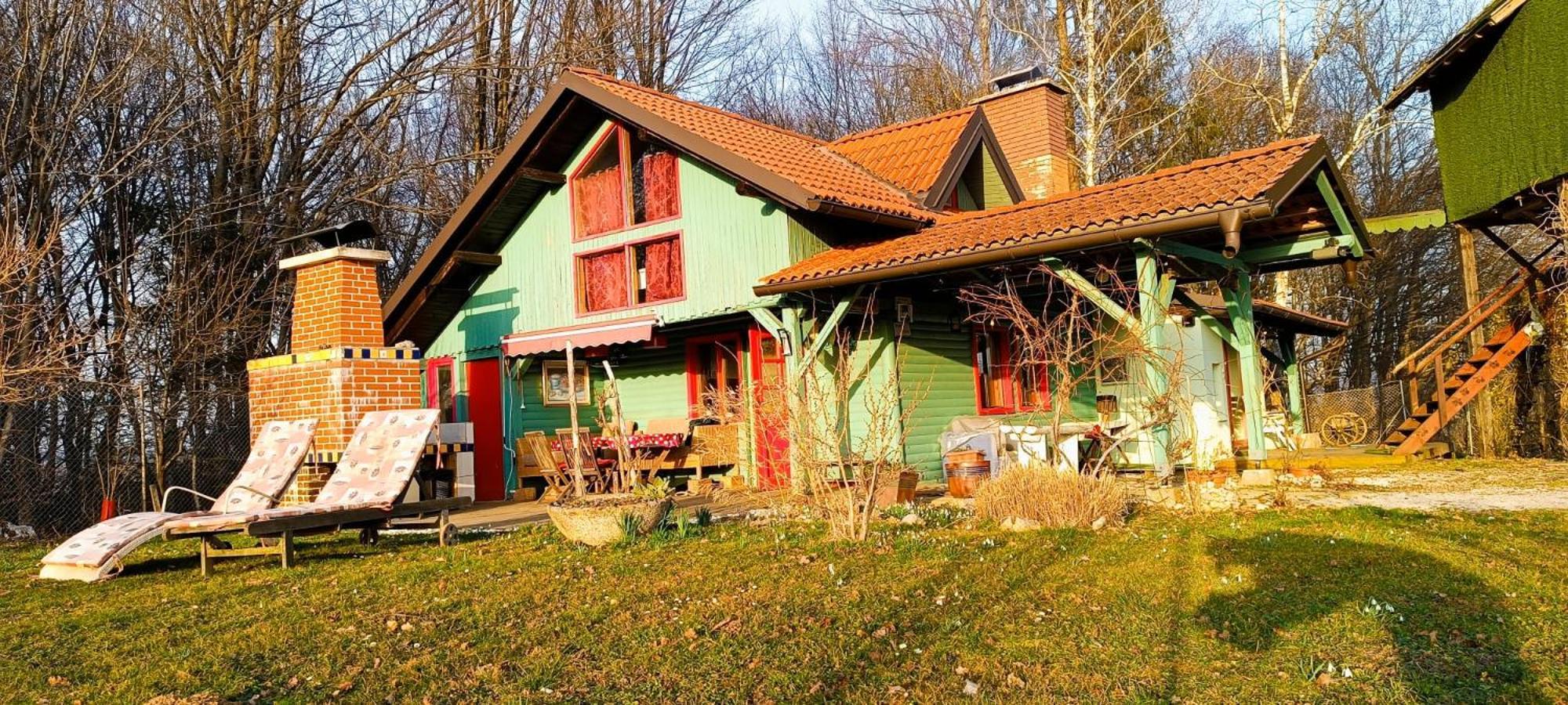 Fairytale Wooden House By Ljubljana Vila Grosuplje Exterior foto